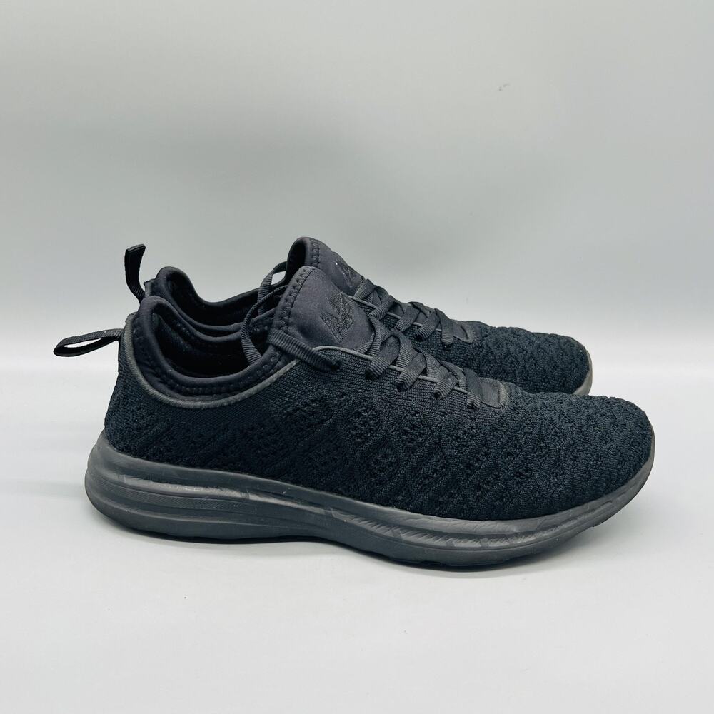APL Shoes Womens 7 Black Knit Techloom Phantom Running Athletic Sneakers Comfort